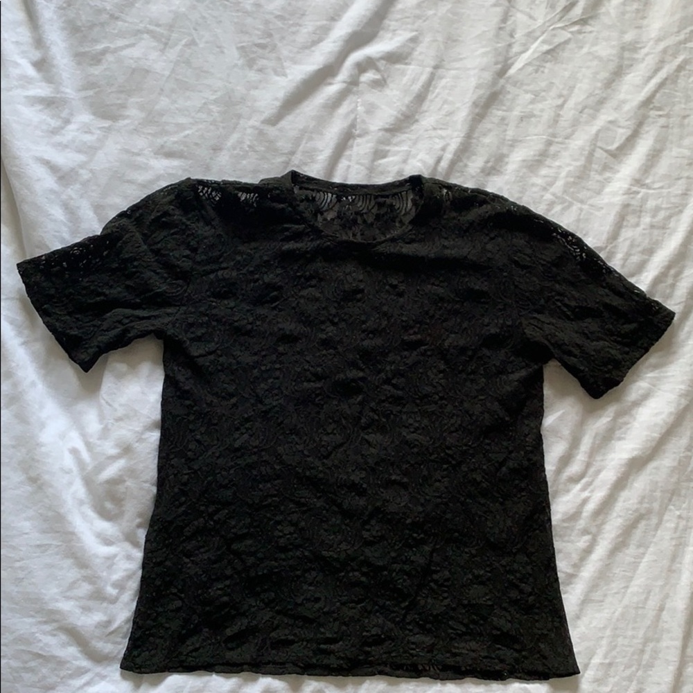 See Through Lace Top